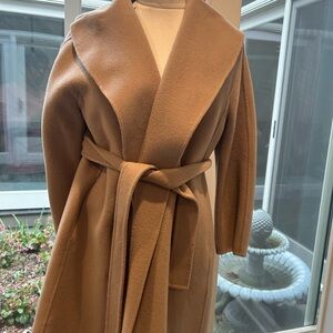 Talbots Tan Belted Coat- NWOT